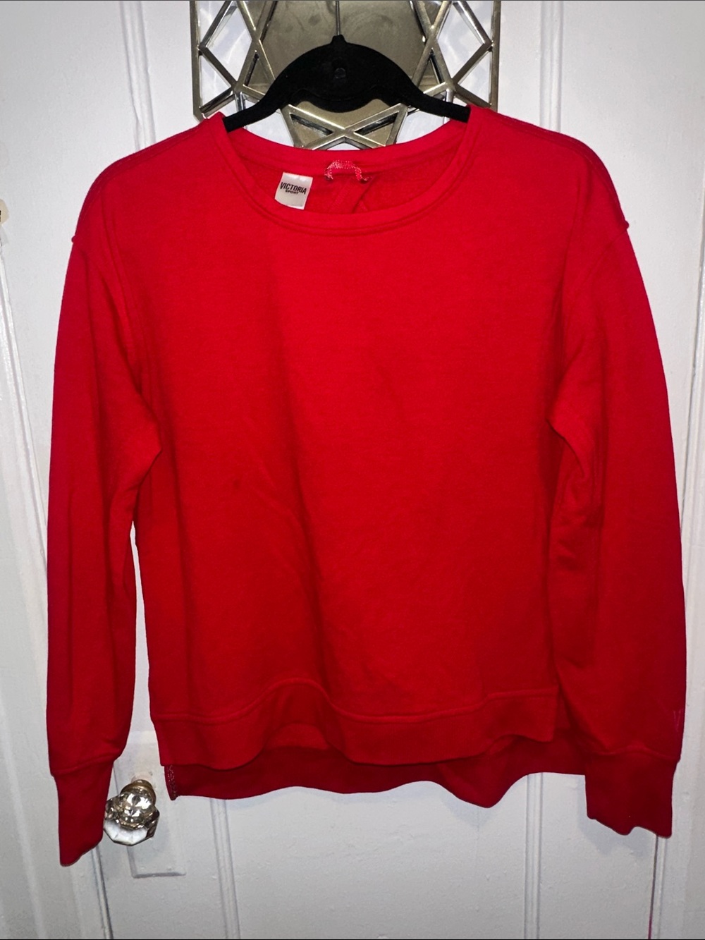 Victoria's Secret Red Crewneck Sweatshirt